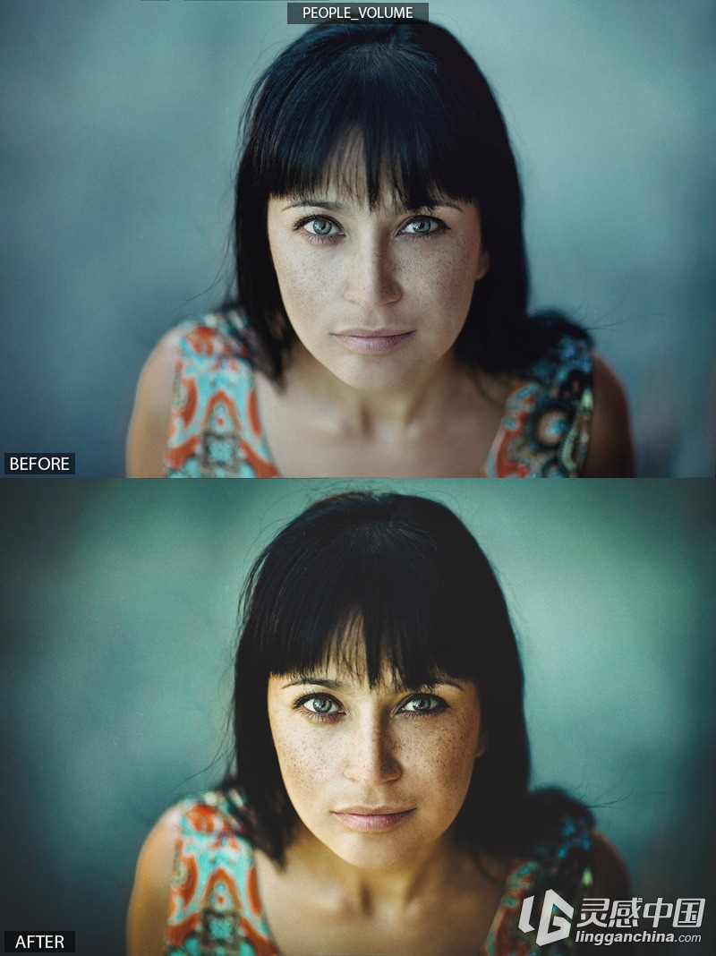 7个专业人像Lightroom预设 7 Pro People Presets  灵感中国网 www.lingganchina.com