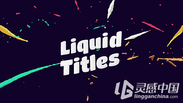 动漫卡通特效素材AE模板Videohive Liquid Animation Titles  灵感中国社区 www.lingganchina.com