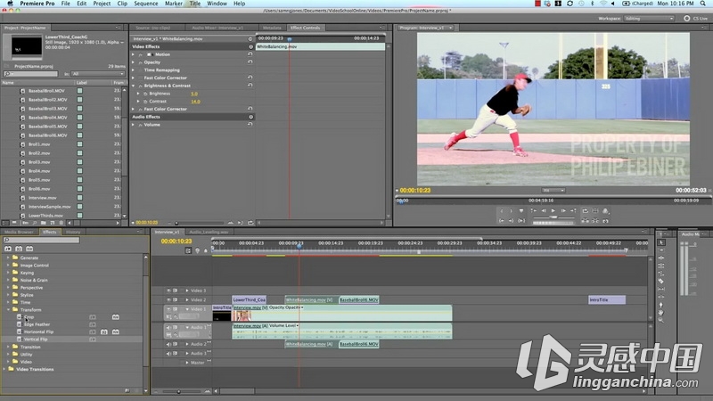 Premiere视频编辑专业指南视频教程Udemy Complete Adobe Premiere Pro Video Editi...  灵感中国社区 www.lingganchina.com