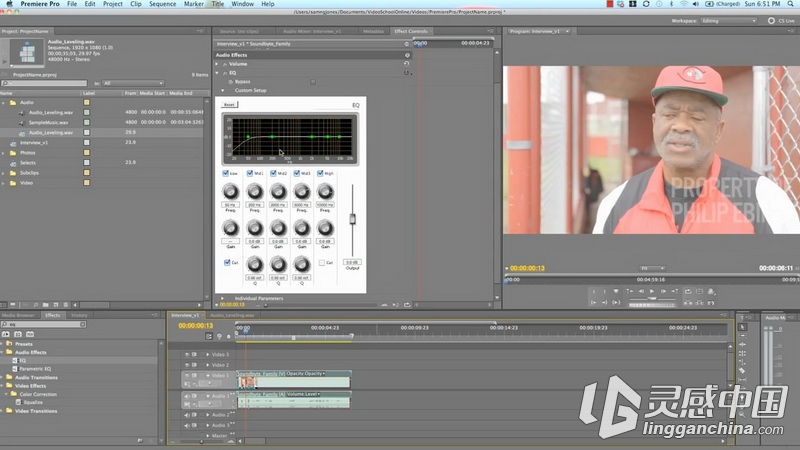 Premiere视频编辑专业指南视频教程Udemy Complete Adobe Premiere Pro Video Editi...  灵感中国网 www.lingganchina.com