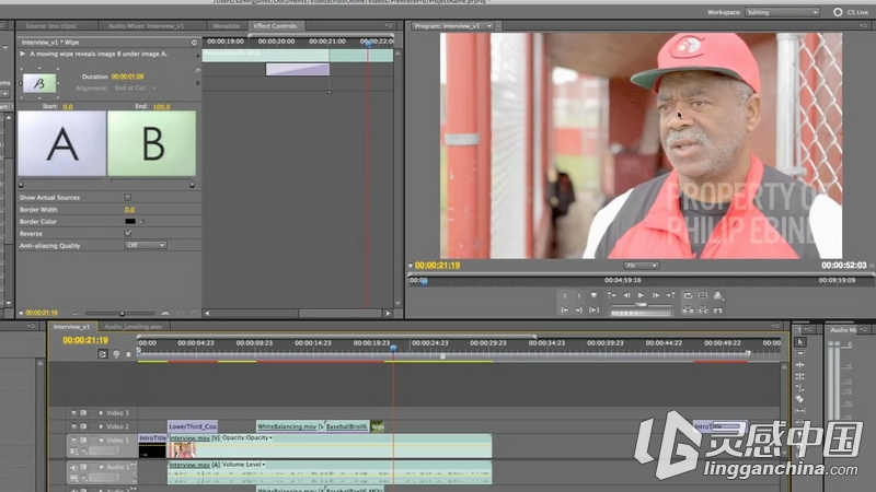 Premiere视频编辑专业指南视频教程Udemy Complete Adobe Premiere Pro Video Editi...  灵感中国社区 www.lingganchina.com