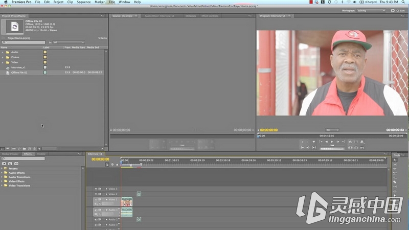 Premiere视频编辑专业指南视频教程Udemy Complete Adobe Premiere Pro Video Editi...  灵感中国网 www.lingganchina.com