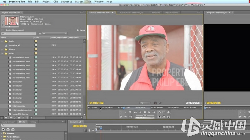 Premiere视频编辑专业指南视频教程Udemy Complete Adobe Premiere Pro Video Editi...  灵感中国网 www.lingganchina.com