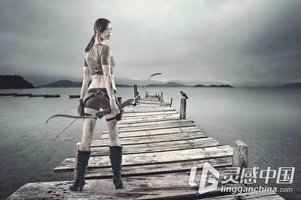 PS合成电影不饱和戏剧色彩效果调色教程  灵感中国网 www.lingganchina.com