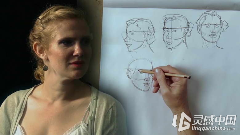 人物素描绘画基础剖析视频教程第三季The Gnomon Workshop Figure Fundamentals Vol...  灵感中国网 www.lingganchina.com