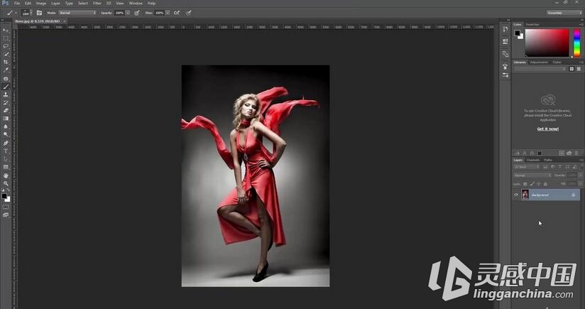 Photoshop 创建飞溅特效视频教程Creating Splatter Effect in Photoshop  灵感中国网 www.lingganchina.com