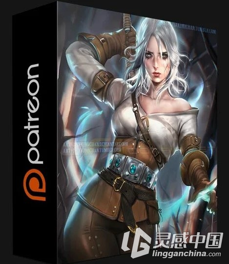 Photoshop卡通角色手绘教程第二十三季 Sakimi Chan Patreon Term 23  灵感中国网 www.lingganchina.com