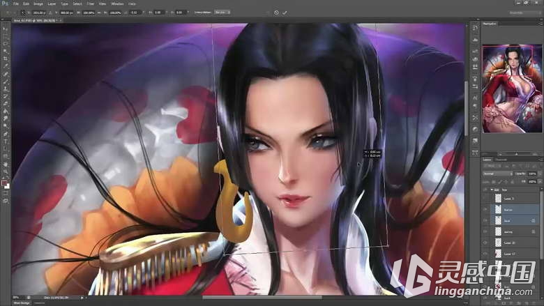 Photoshop卡通角色手绘教程第二十三季 Sakimi Chan Patreon Term 23  灵感中国网 www.lingganchina.com