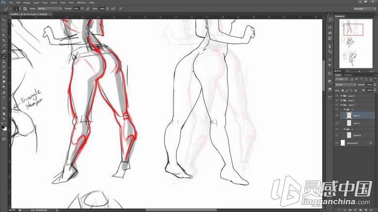 Photoshop卡通角色手绘教程第二十三季 Sakimi Chan Patreon Term 23  灵感中国网 www.lingganchina.com