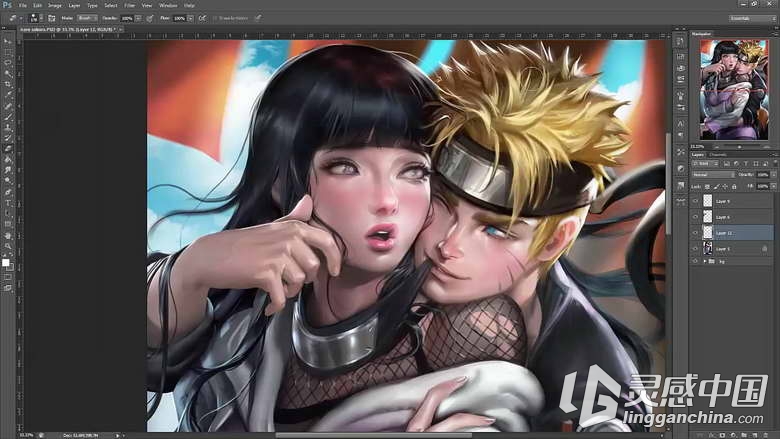 Photoshop卡通角色手绘教程第二十三季 Sakimi Chan Patreon Term 23  灵感中国网 www.lingganchina.com