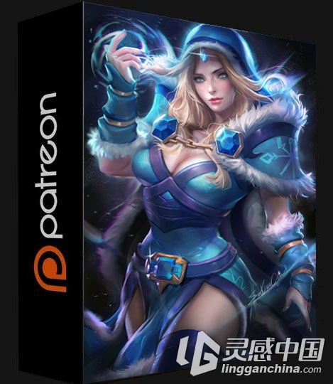 Photoshop卡通角色手绘教程第二十四季 Sakimi Chan Patreon Term 24  灵感中国网 www.lingganchina.com