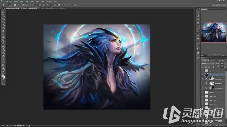 Photoshop卡通角色手绘教程第二十四季 Sakimi Chan Patreon Term 24  灵感中国网 www.lingganchina.com