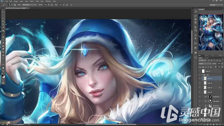 Photoshop卡通角色手绘教程第二十四季 Sakimi Chan Patreon Term 24  灵感中国网 www.lingganchina.com