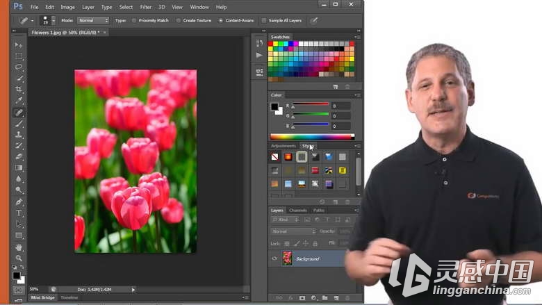 Photoshop CC创意核心实例训练视频教程Introduction to Adobe Photoshop CC  灵感中国网 www.lingganchina.com