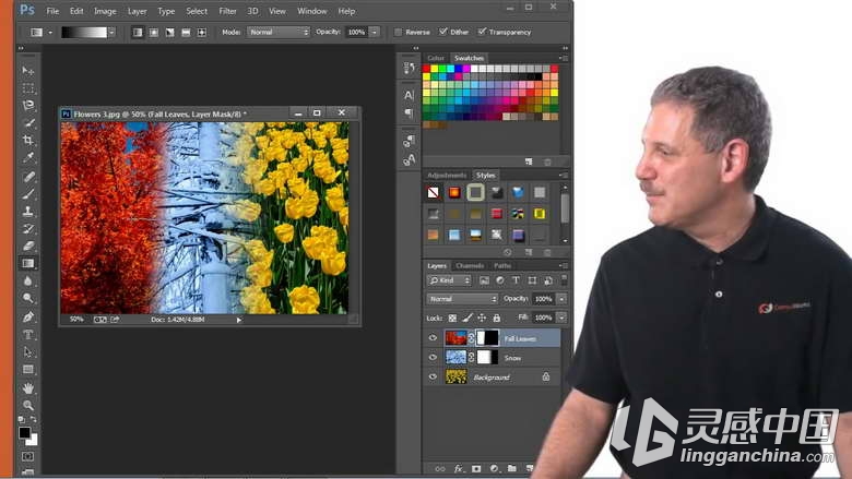 Photoshop CC创意核心实例训练视频教程Introduction to Adobe Photoshop CC  灵感中国网 www.lingganchina.com