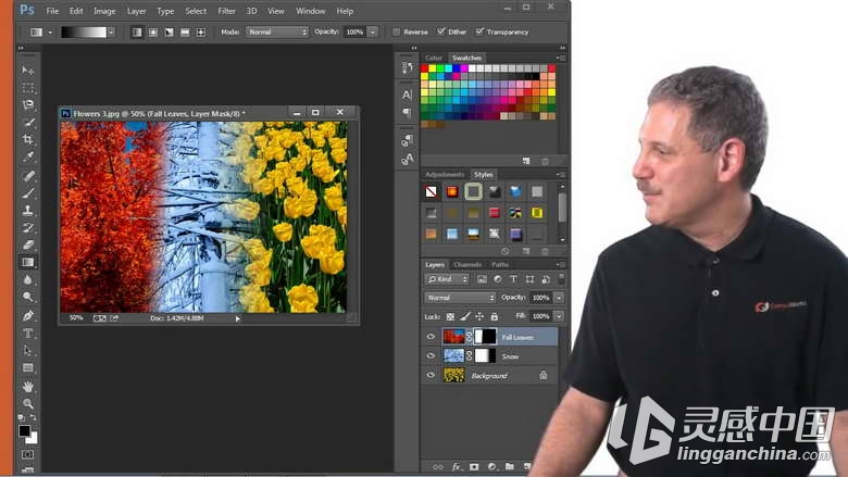 Photoshop CC创意核心实例训练视频教程Introduction to Adobe Photoshop CC  灵感中国社区 www.lingganchina.com