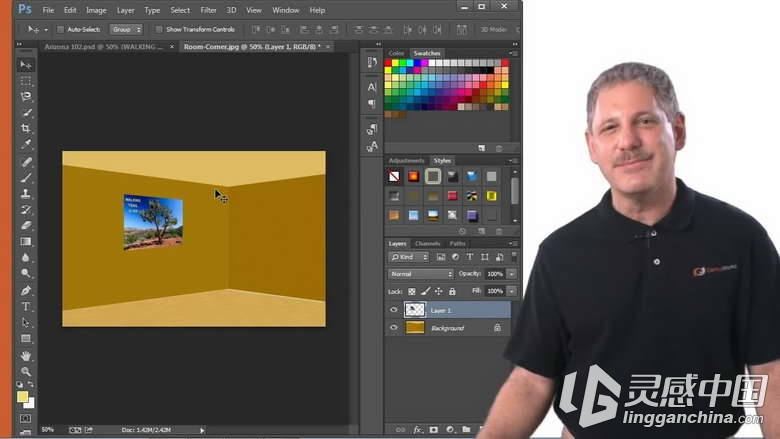 Photoshop CC创意核心实例训练视频教程Introduction to Adobe Photoshop CC  灵感中国网 www.lingganchina.com