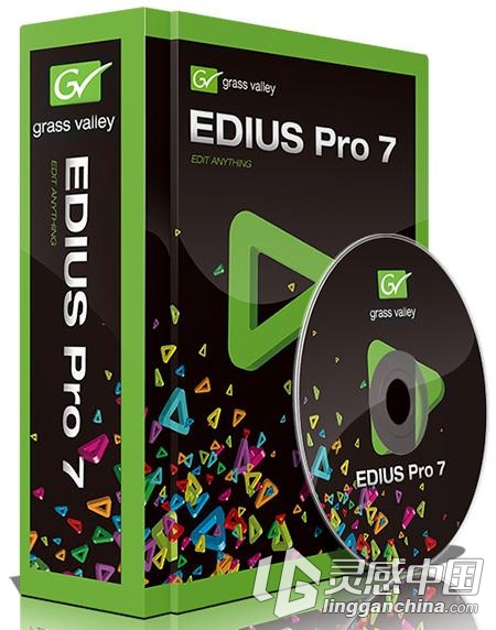 EDIUS视频剪辑软件V7.5.0.228版 Grass Valley Edius 7.50 Build 228 Win64  灵感中国网 www.lingganchina.com