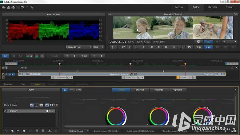 SpeedGrade专业色彩校正基础入门视频教程Tuts+ Premium Getting Started with Adob...  灵感中国社区 www.lingganchina.com
