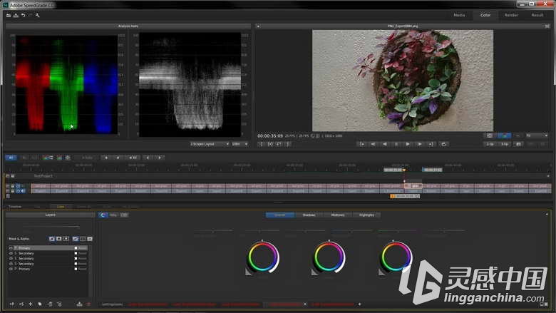 SpeedGrade CC色彩校正完整训练视频教程 Total Training SpeedGrade CC  灵感中国社区 www.lingganchina.com