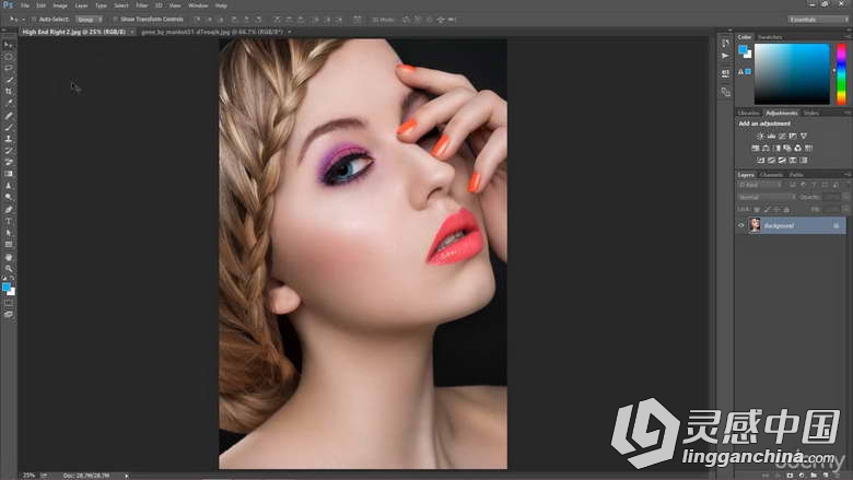 Photoshop CC摄影后期调色润饰解惑视频教程  灵感中国网 www.lingganchina.com