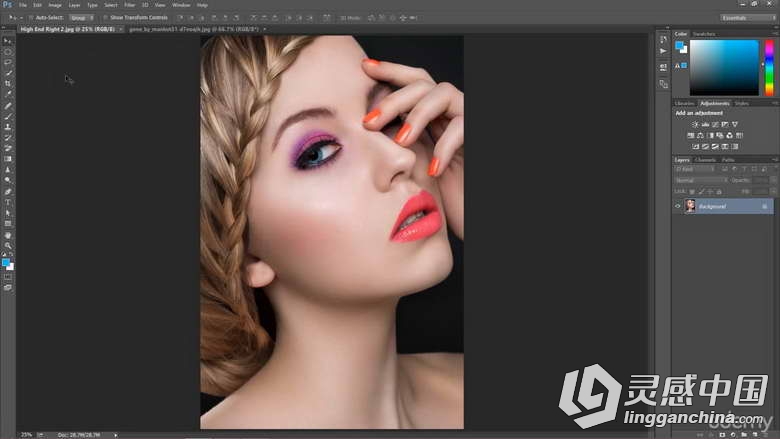 Photoshop CC摄影后期调色润饰解惑视频教程  灵感中国社区 www.lingganchina.com