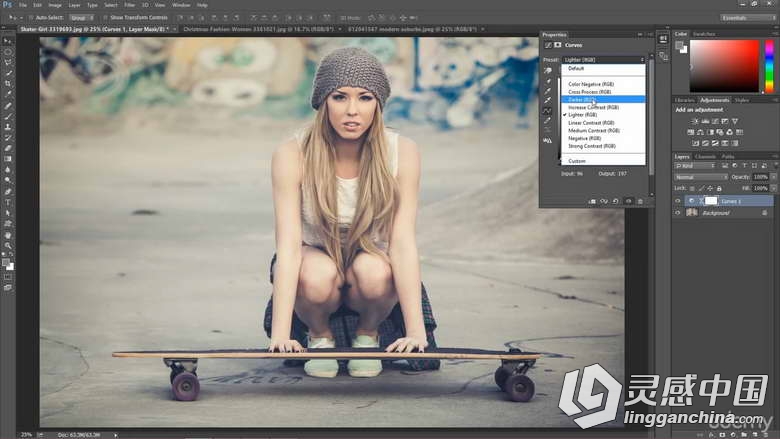 Photoshop CC摄影后期调色润饰解惑视频教程  灵感中国网 www.lingganchina.com