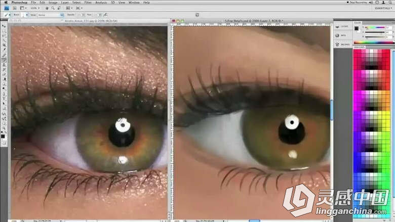 国外高清人物转手绘《照片级》Photorealistic Digital Painting  灵感中国网 www.lingganchina.com