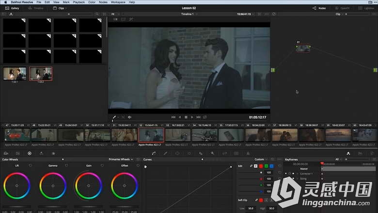 DaVinci Resolve12达芬奇色彩分级基础训练视频教程  灵感中国社区 www.lingganchina.com