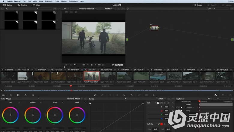 DaVinci Resolve12达芬奇色彩分级基础训练视频教程  灵感中国社区 www.lingganchina.com