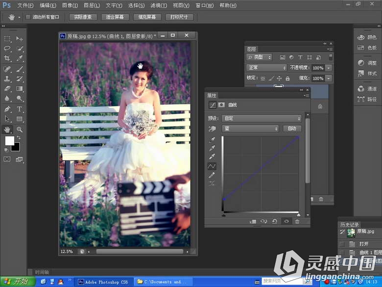 Photoshop人像调色磨皮技法中文视频教程 （多案例.附素材)  灵感中国网 www.lingganchina.com