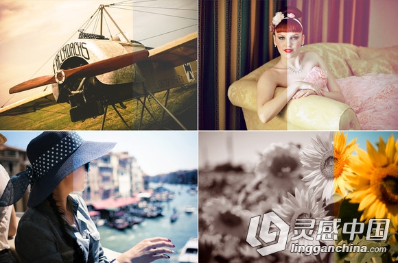摄影师和平面设计师专业Photoshop的305动作合集  灵感中国网 www.lingganchina.com