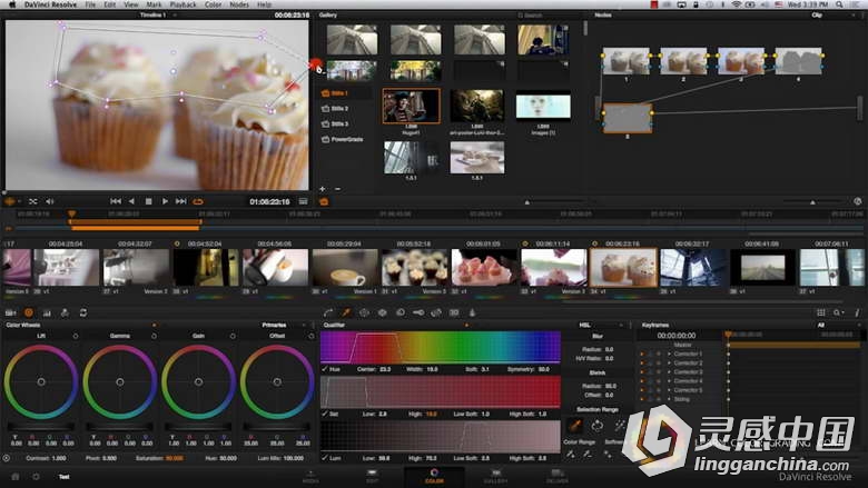 Davinci Resolve达芬奇颜色分级解析视频教程Easy Color Grading Course with Davin...  灵感中国社区 www.lingganchina.com