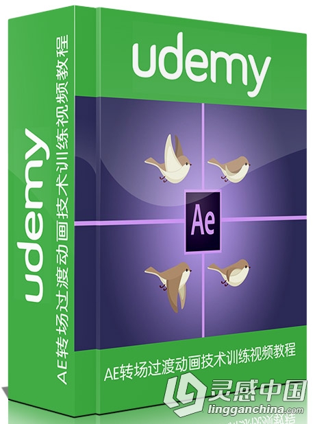 AE转场过渡动画技术训练视频教程Udemy Master Transitions in After Effects The C...  灵感中国网 www.lingganchina.com