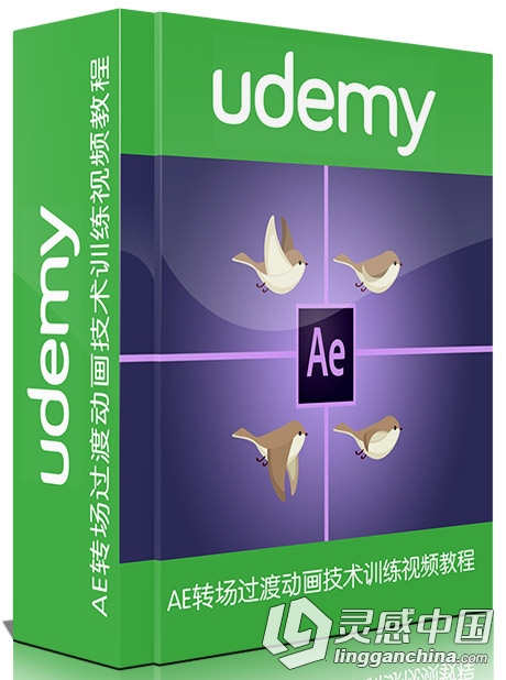 AE转场过渡动画技术训练视频教程Udemy Master Transitions in After Effects The C...  灵感中国社区 www.lingganchina.com