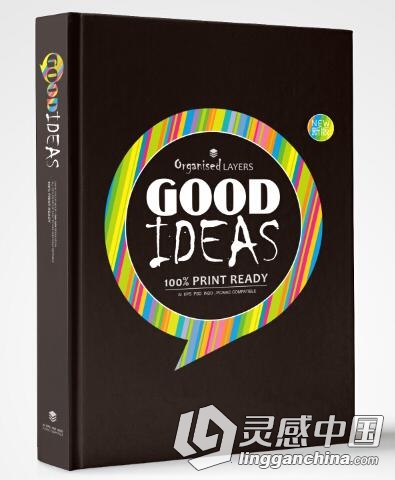 LGC70-GOOD IDEAS NO.2新欧式模板-欧美海报VI标牌智能贴图图库  灵感中国网 www.lingganchina.com