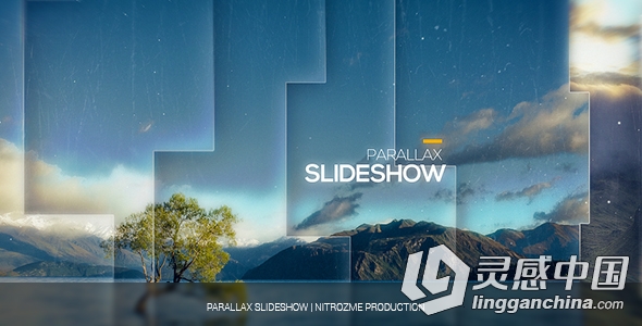 时尚滑动组合照片幻灯片相册动画AE模板 Videohive Parallax Slideshow  灵感中国网 www.lingganchina.com