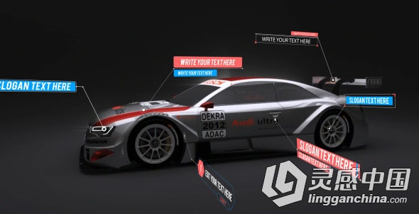 信息线条呼出文字标题注释AE模板 VideoHive 70 Call-Outs Pack  灵感中国网 www.lingganchina.com