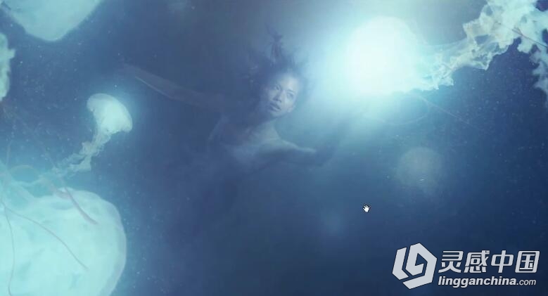 PHLearn-梦幻海底世界人像合成教程 Underwater Fantasy  灵感中国网 www.lingganchina.com