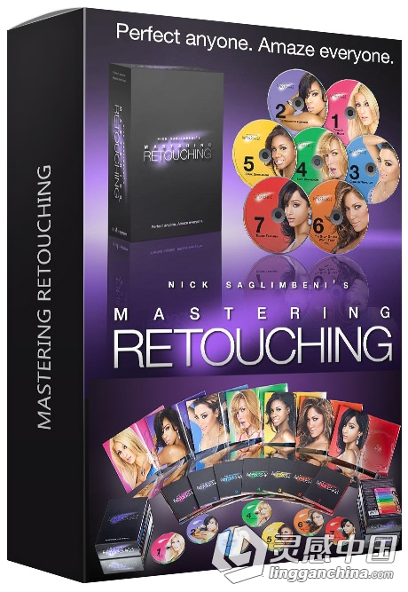 PS专家级杂志人像高端修饰技术视频教程合辑 Mastering Retouching  灵感中国网 www.lingganchina.com