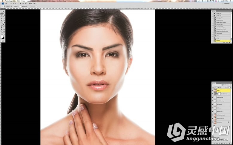 PS专家级杂志人像高端修饰技术视频教程合辑 Mastering Retouching  灵感中国网 www.lingganchina.com