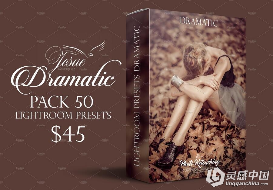 价值45美金的戏剧性Lightroom预设 DRAMATIC - LIGHTROOM PRESETS  灵感中国网 www.lingganchina.com