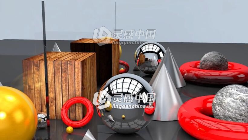 C4D材质贴图视频教程 Cinema 4D Material Tutorial  灵感中国网 www.lingganchina.com