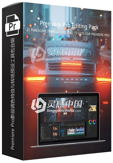 Premiere Pro影视调色特效与转场预设工具包合辑 Photo Light Pro  灵感中国网 www.lingganchina.com