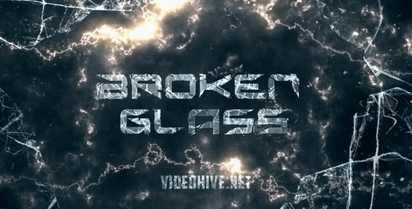 破碎玻璃电影预告片AE模板 videohive Broken Glass Trailer  灵感中国网 www.lingganchina.com
