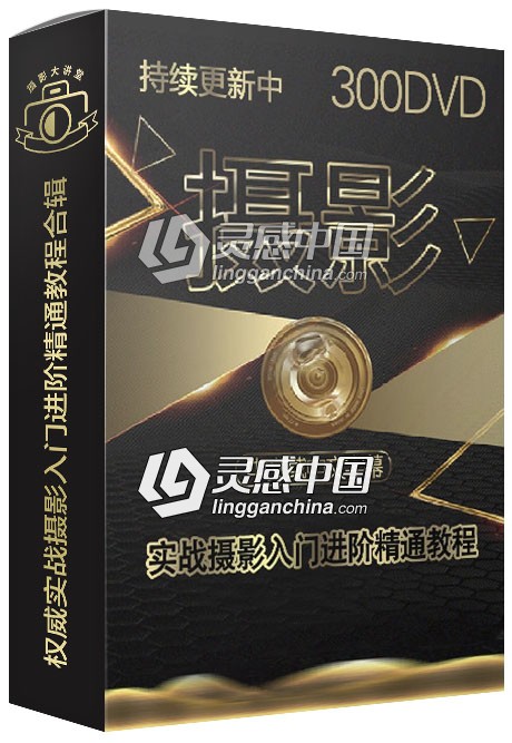 权威实战摄影入门进阶精通教程合辑中文或中文字幕 350张DVD  灵感中国网 www.lingganchina.com