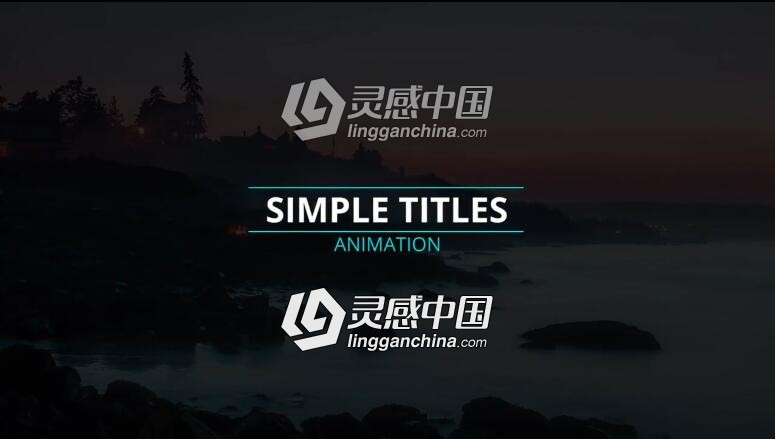 10组简单字幕标题文字动画Pr模板 Motion Titles 52109  灵感中国网 www.lingganchina.com