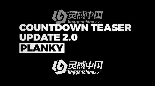 激动人心倒计时动画片头AE模板 Countdown Teaser  灵感中国网 www.lingganchina.com