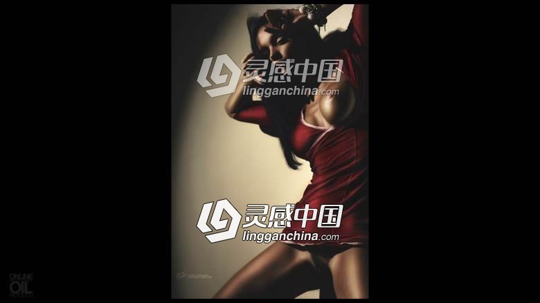 俄罗斯Max Twain油画风格私房人像修饰视频教程 Oil: Post Processing  灵感中国网 www.lingganchina.com