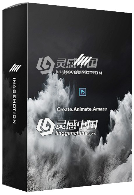 ImageMotion v1.3中文版-PS动感映像静态图微动画特效制作中文汉化拓展插件  灵感中国网 www.lingganchina.com
